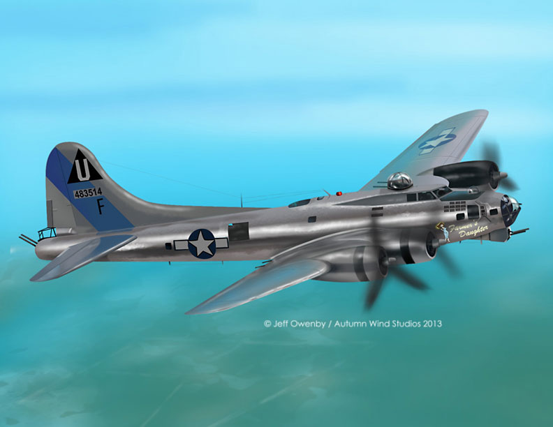 B-17 model