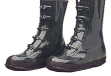 rubber clasp boots
