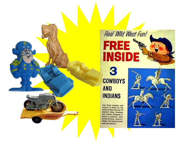 cereal box toys