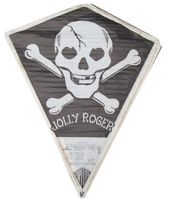 vintage jolly roger kite