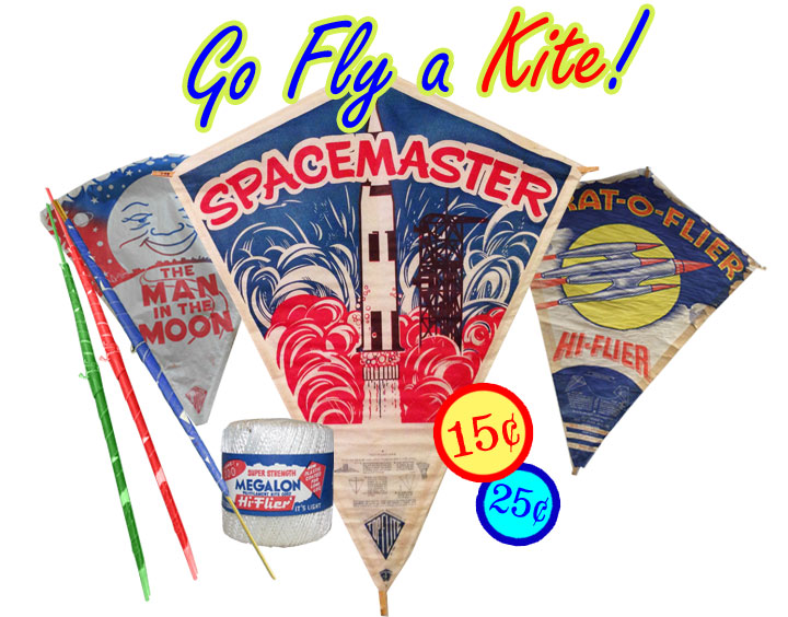 vintage kites of the 60s