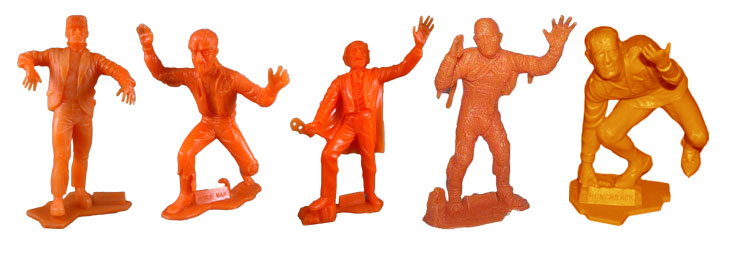 marx universal plastic monster figures