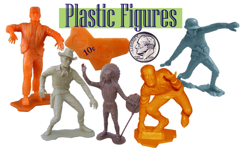 '60's plastic figures