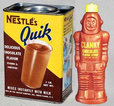 nestle's quik and clanky syrup