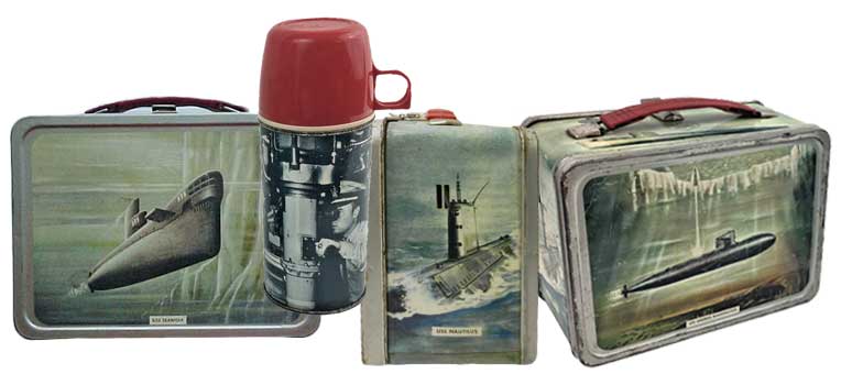 vintage submarine lunchboxes
