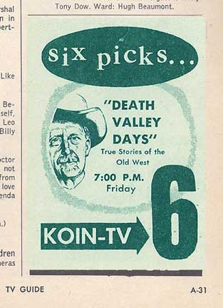 60's TV guide ad