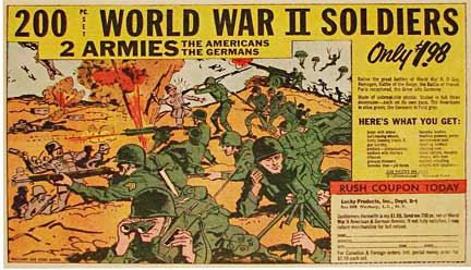 world war II soliders play set
