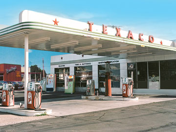 gas station