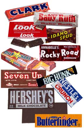 old candy bars