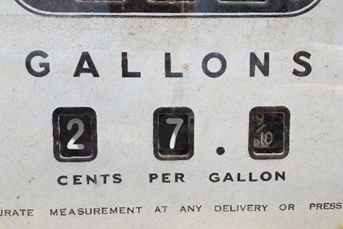 gas pump prices