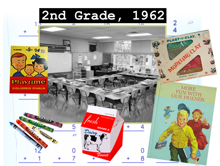 second grade, 1962