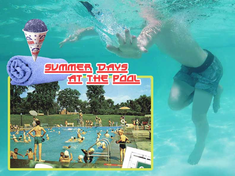 swimming pool in the 60s